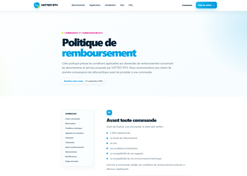 conditions de remboursement
