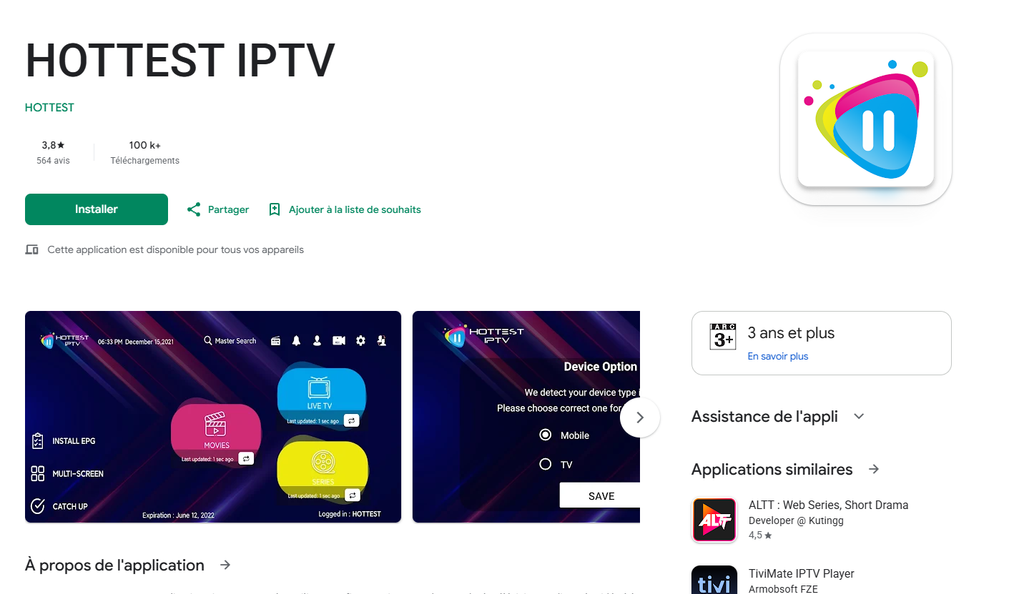 HOTTEST IPTV PLAY STORE